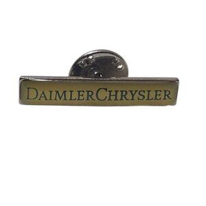 Daimler Chrysler Lapel Pin Logo Bar Style Metal Employee Automobile Collectible